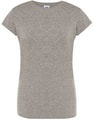 Goedkope Dames T-shirt JHK Regular Comfort Grey Melange